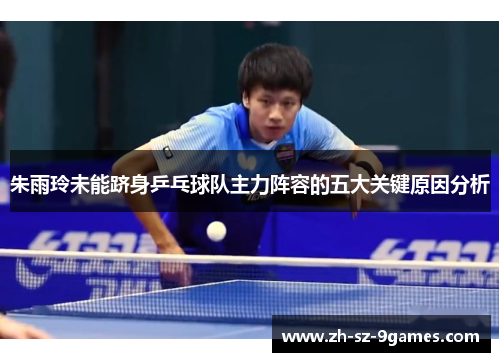 朱雨玲未能跻身乒乓球队主力阵容的五大关键原因分析 朱雨玲未能跻身乒乓球队主力阵容的五大关键原因分析